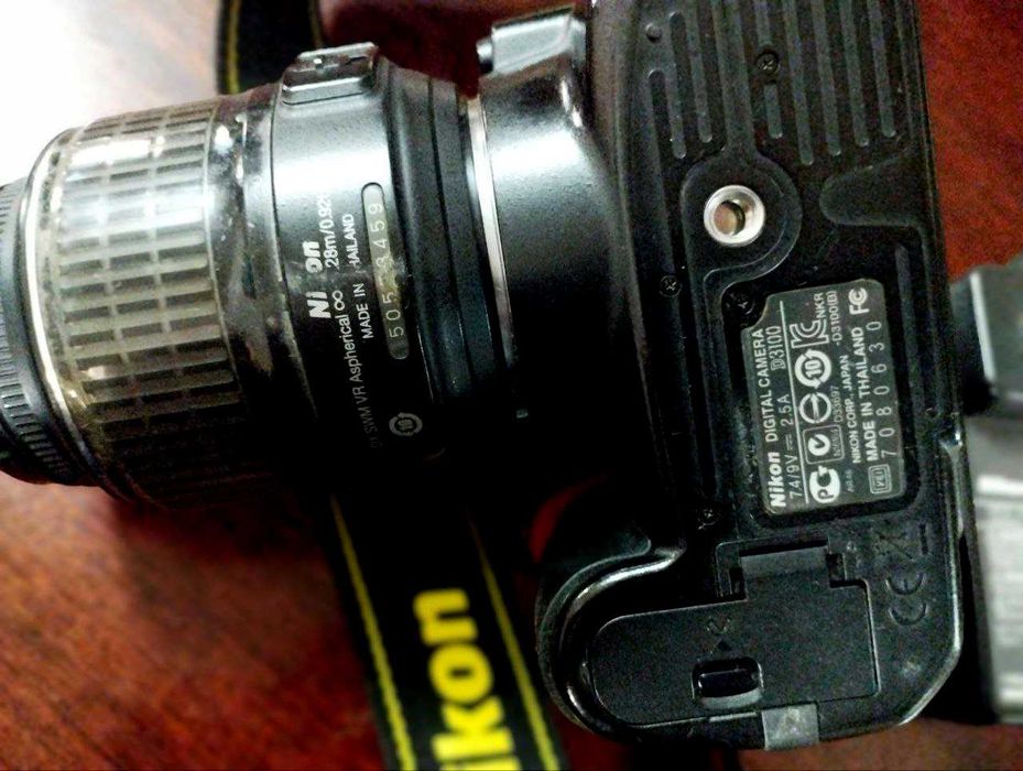 Фотоаппарат nikon 3100 Made in Thailand
