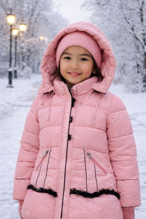 Зимняя куртка для девочки 9–12 лет