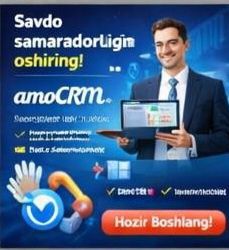 amoCRM sozlash..