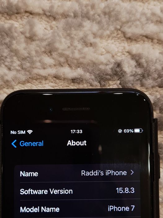 iPhone 7 black 128GB