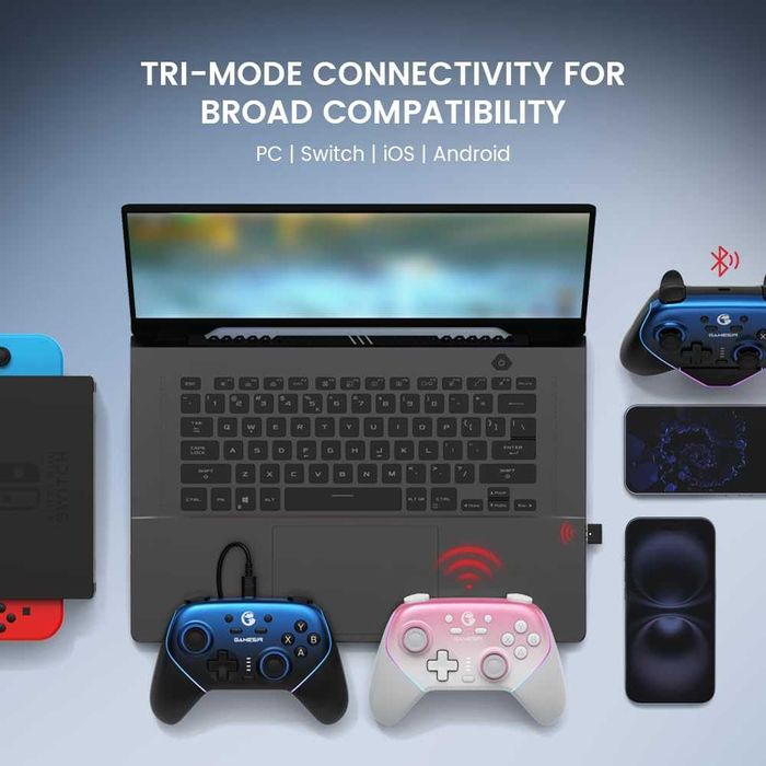 Безжичен геймърски контролер GameSir Super Nova за PC/Switch/Switch 2