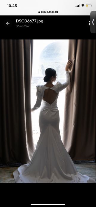 Дизайнерское свадебное платье