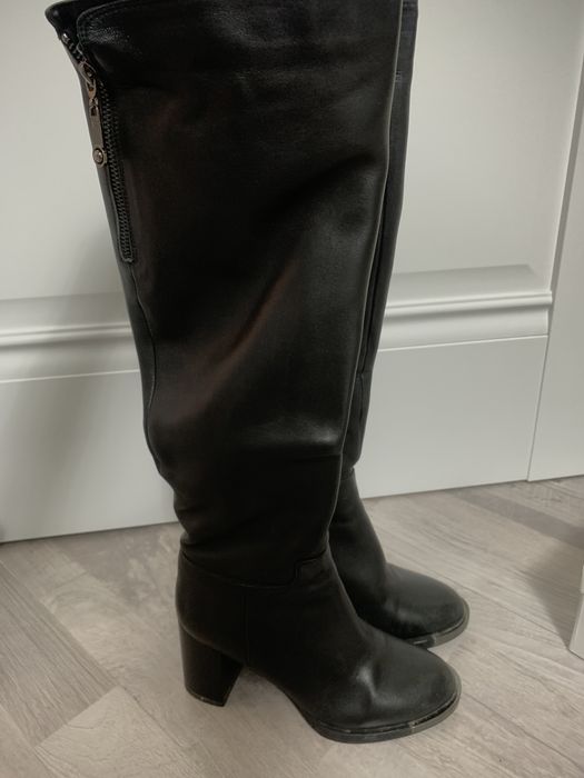 Кожаная зимняя обувь. Размер 37