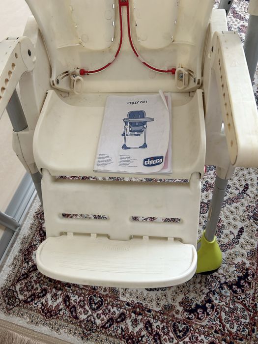 Стульчик для кормления chicco polly 2 в 1