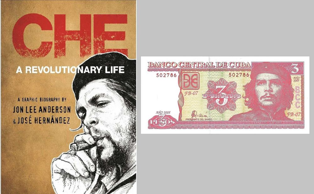 Set carte Viata lui Che Guevara benzi desenate engleza si bancnota Che