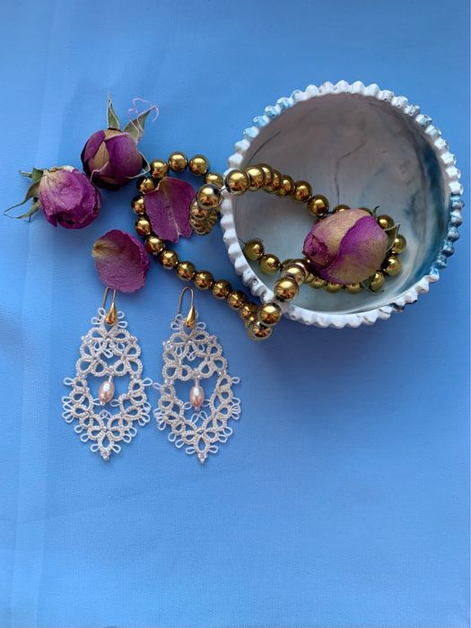 Продам серьги свадебные