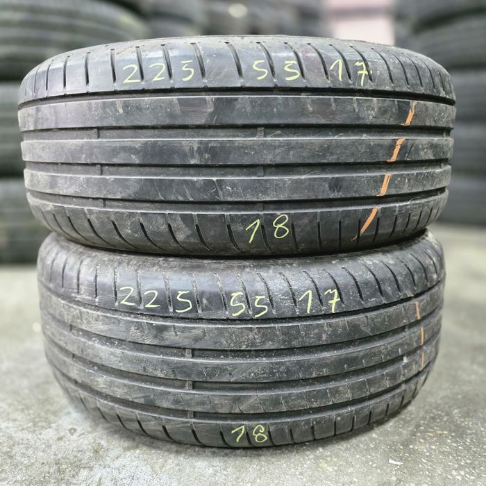 2x 225/55/17 VARA GOODYEAR 2018 Stare excelenta