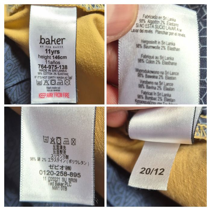 Pantaloni scurți Copii, Ted Baker - 11 ani (146 cm)