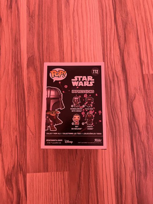 Funko pop mandalorian with grogu