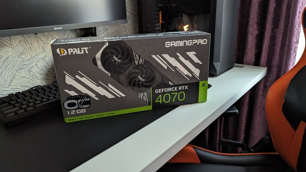 Видеокарта Palit RTX 4070 GamingPro OC  12
