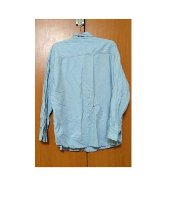 Camasa barbateasca de blugi/jeans albastra 100% BBC