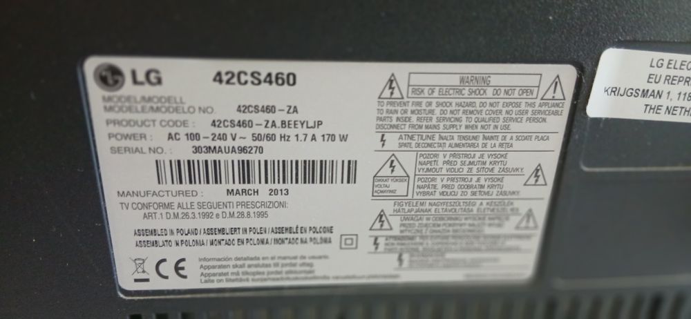Телееизор LG 42 инча