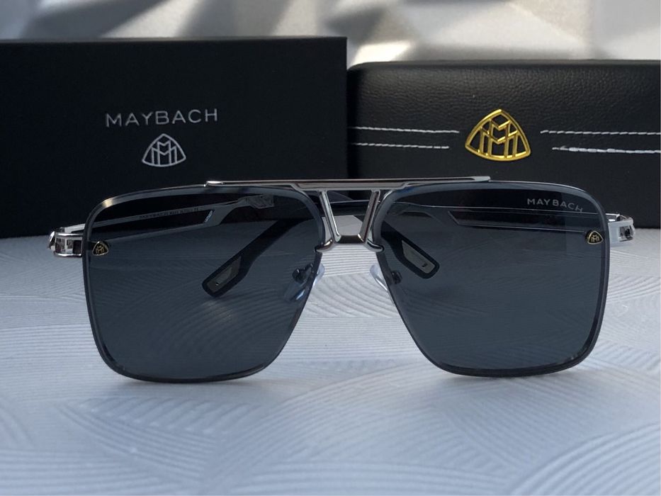 Мъжки слънчеви очила правоъгълни 4 цвята Maybach