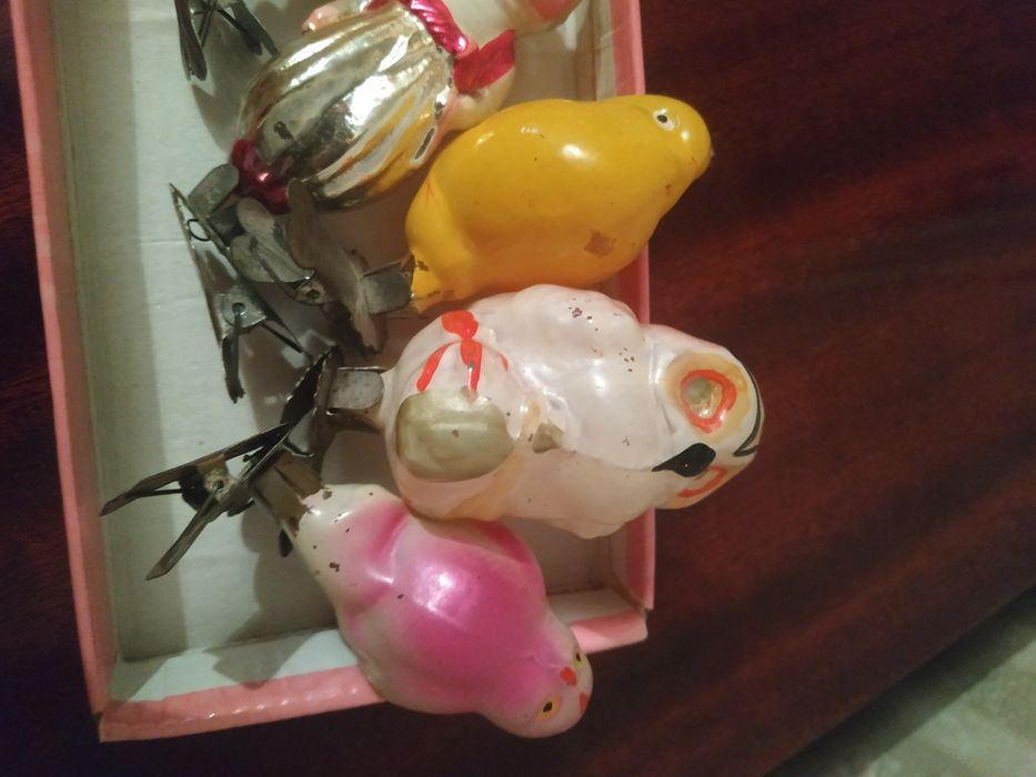 Ёлочные игрушки 50-х годов