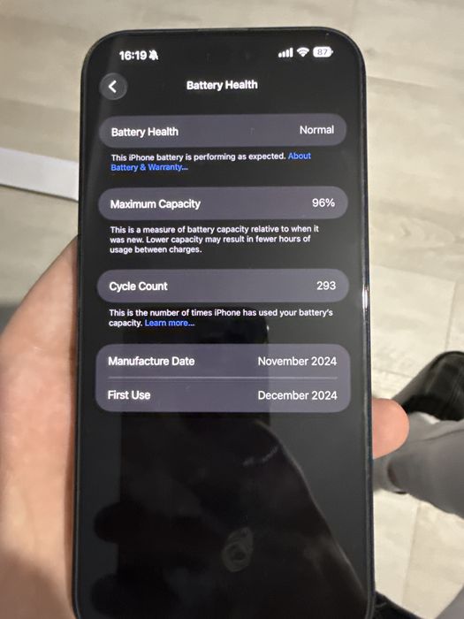 iPhone 16 Pro Max Black Titanium 256GB