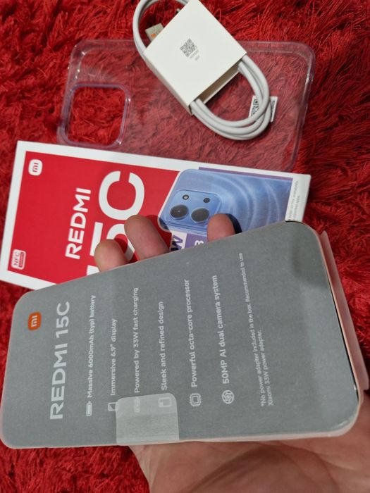 -Xiaomi Redmi 15C, Nou, Nefolosit, 256Gb, 4Ram, 0 cicluri incarcare, S