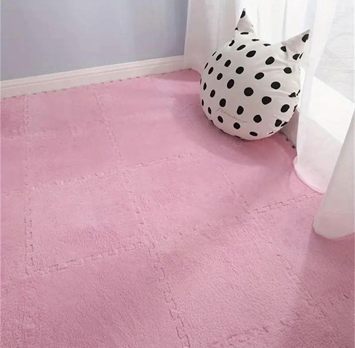 Мек пъзел за под/Плюшен пъзел килим за детска стая/ Изолация за под