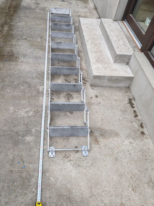 Scară pliabila aluminiu, mansardă,pod