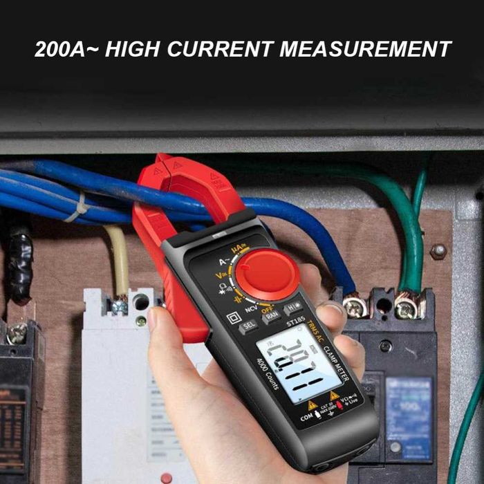 Cleste ampermetric True RMS clampmetru 200A Aneng ST185 multimetru