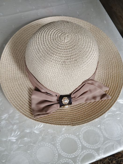 Шляпа Панама плетёная для девочек
