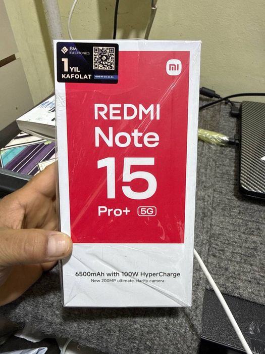 Redmi not 15 pro plus 5G novey 8+/256