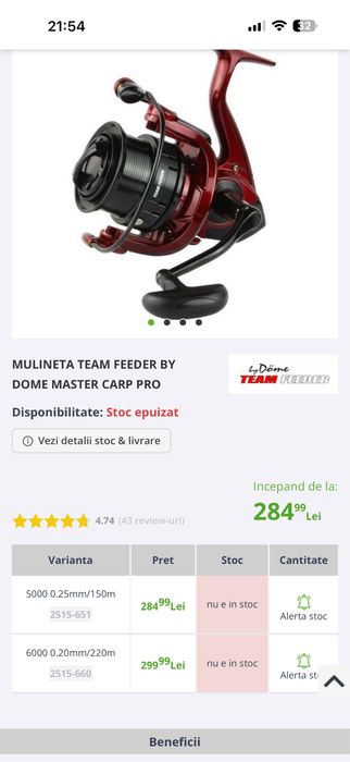 Mulineta feeder dome gabor master 6000