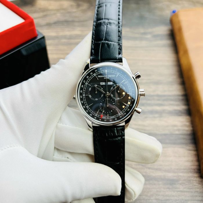 Швейцарские часы Frederique Constant, хронограф, кварцевый механизм