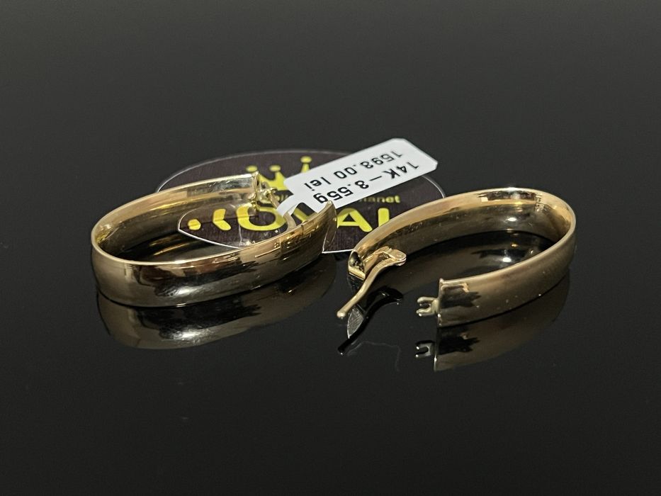 Bijuteria Royal CB: Cercei dama aur 14k 3,55gr