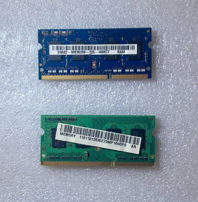 Memorie Laptop DDR2 512 Mb - 6 buc. / 2 Gb DDR3 - 2 buc. / 4 Gb DDR3