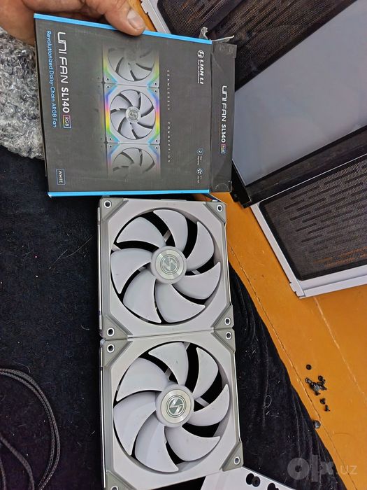 Lian li uni fan sl 2x140 sl 3x120 white