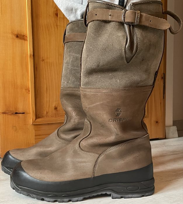 Ловни ботуши CRISPI FINLAND HTG MARRON кожени и вълна 47 номер
