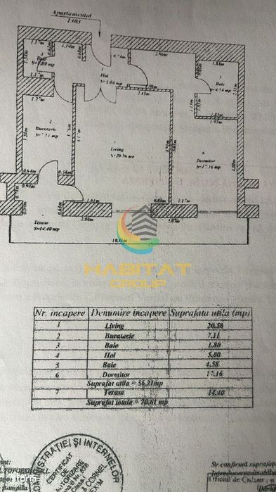 2 camere Vacaresti la 12 minute metrou