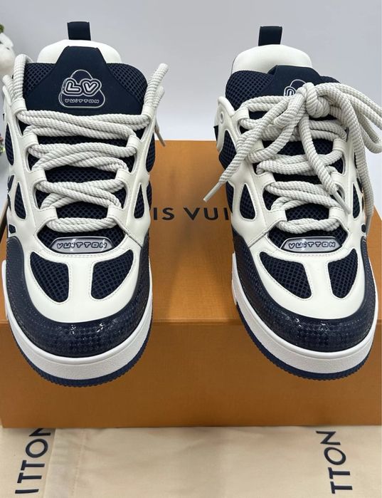 Adidasi Louis Vuitton Skate Blue marine