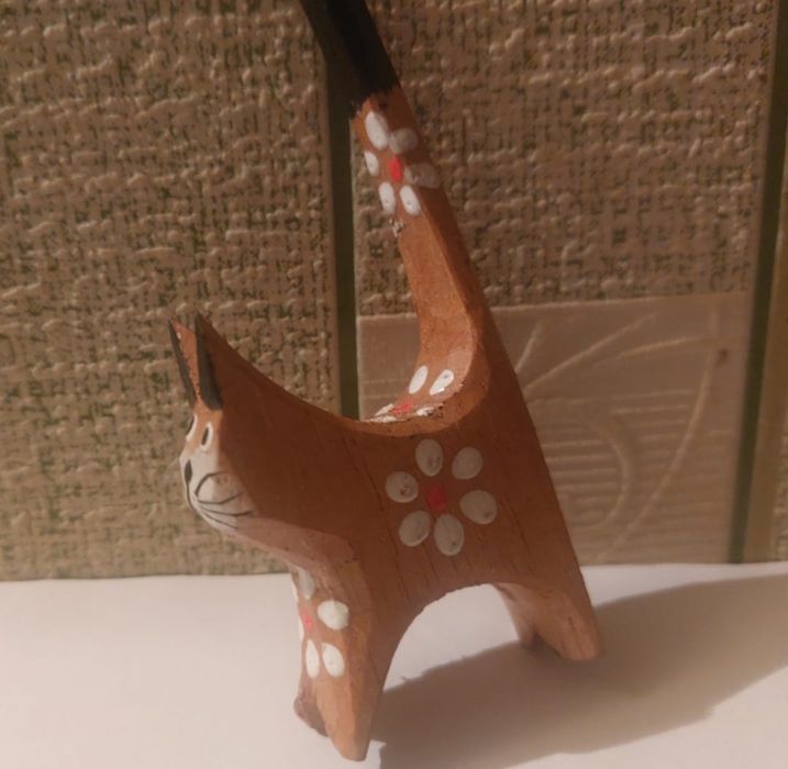 Кошка  ручной работы