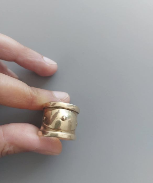 Inel masiv din aur 14k - model unicat