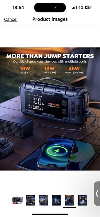 Jump starter si compressor Trekure beta 07 sigilat