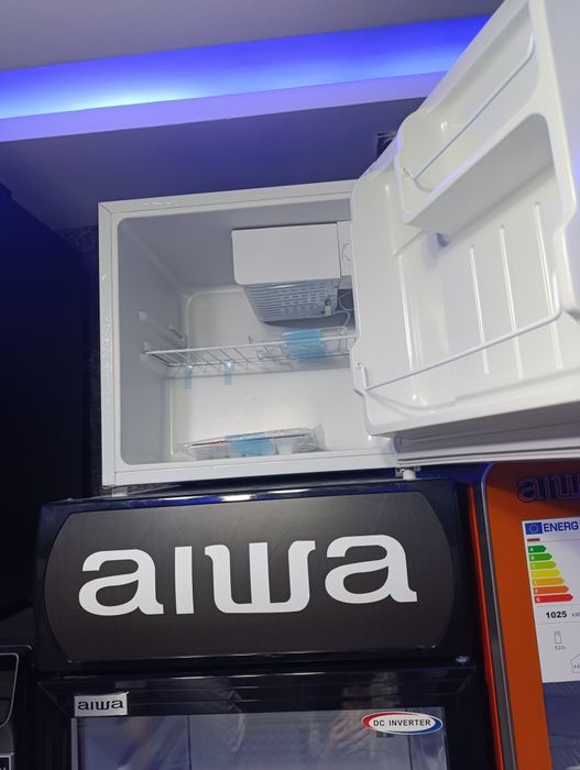 Белый мини-холодильник AIWA (50 л) — Идеальное решение для комнат, офи