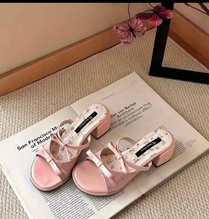 tufli qizil, pushti basanojka yangi