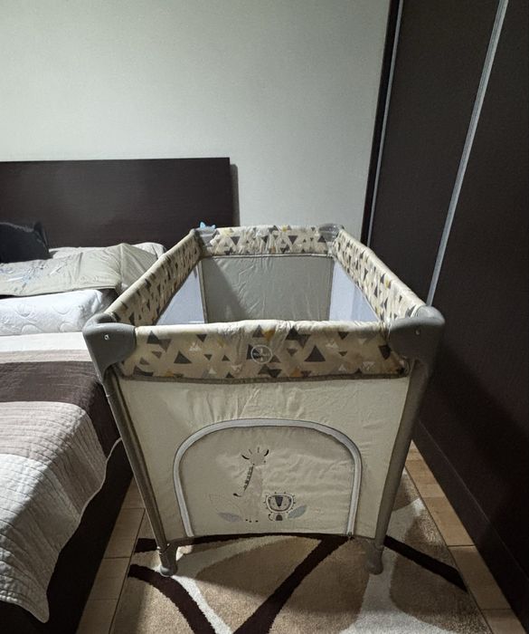 Бебешка кошара Lorelli, с включени два матрака