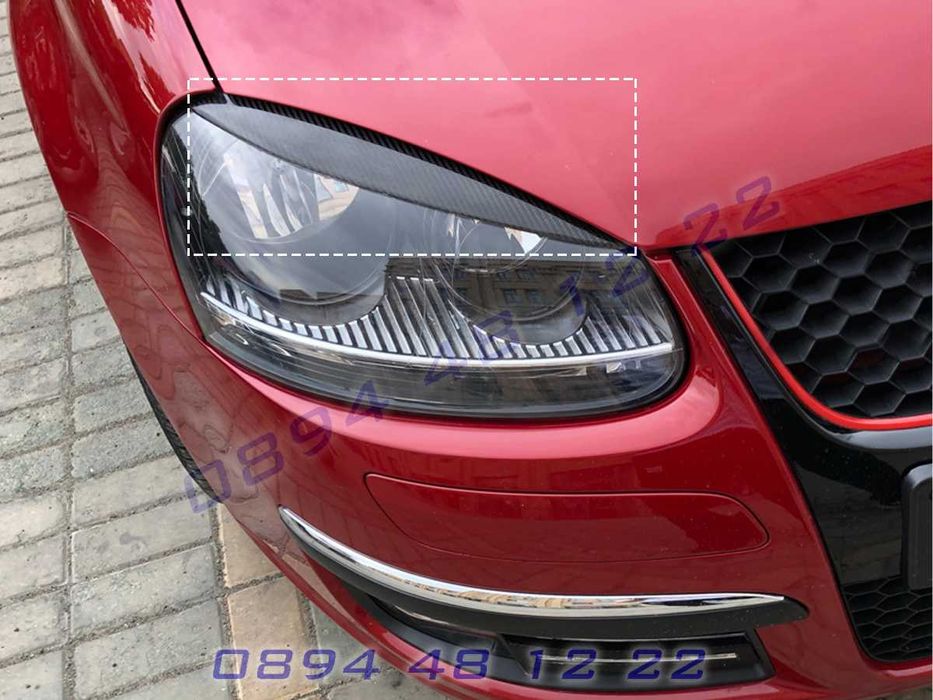 Тунинг Горни Вежди Бленди Фарове Фар VW Golf 5 6 7 Голф 2005-2018