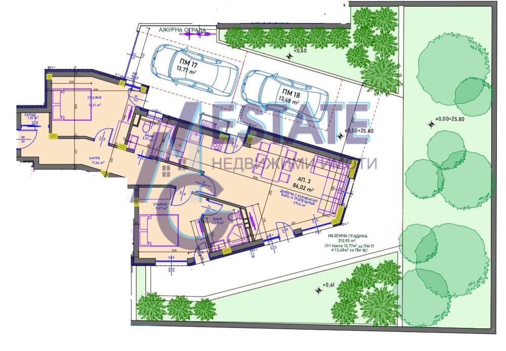 Продава се Тристаен апартамент в Бургас, Сарафово - 316 кв.м за 581 €/кв.м - Снимка #1