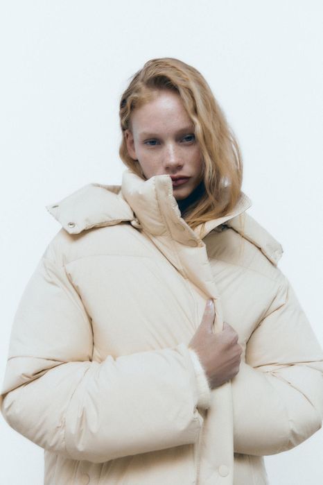 Zara. COMFORTEMP® Утепленная женская куртка пуффер из США размер М 42