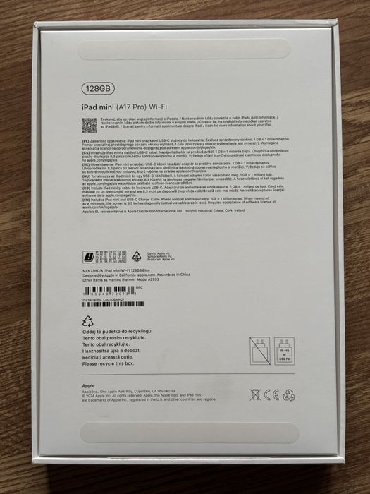 iPad mini 7 128GB / Smart Folio originală / garantie eMag martie 2027