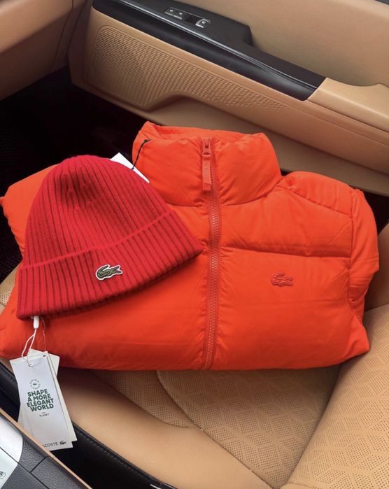 Продам пуховик lacoste оригинал