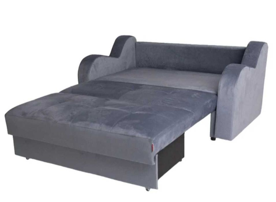 Canapea extensibilă, 2 locuri, cu ladă de depozitare