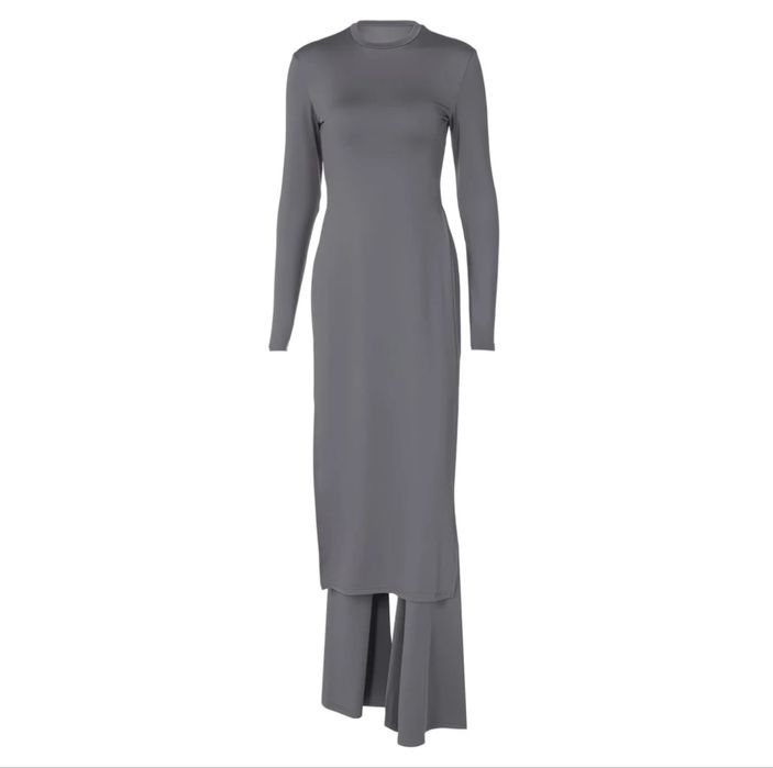 Женский костюм, брюки-накидка.