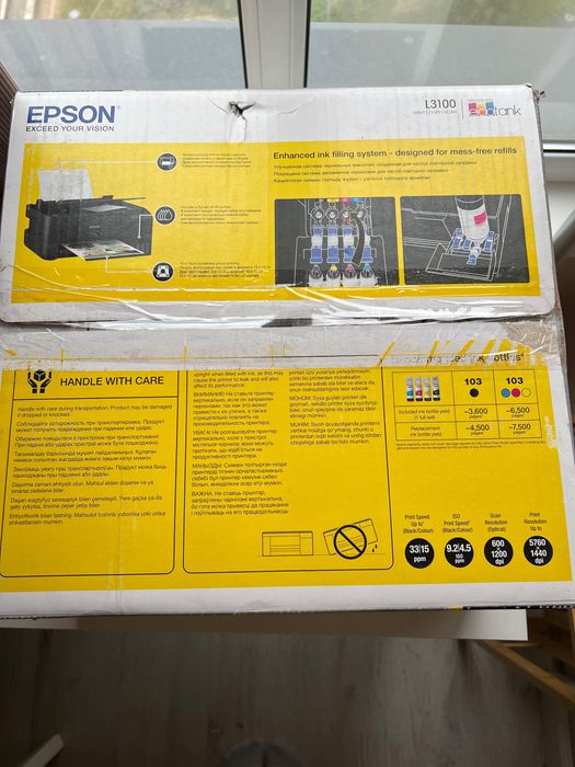 Принтер в шикарном состоянии Epson L3100