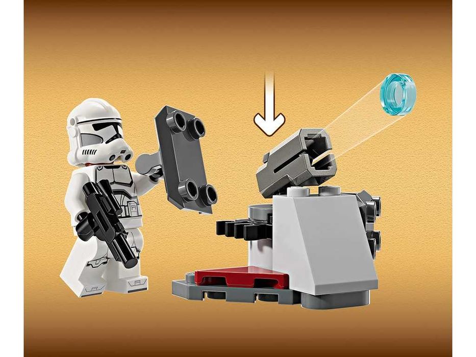 НОВИ! LEGO® Star Wars 75372 Клонинг щурмовак и боен дроид – боен пакет