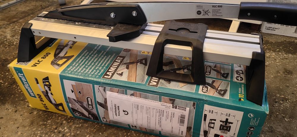 Гилотина  за рязане на ламинат wolfcraft vlc800