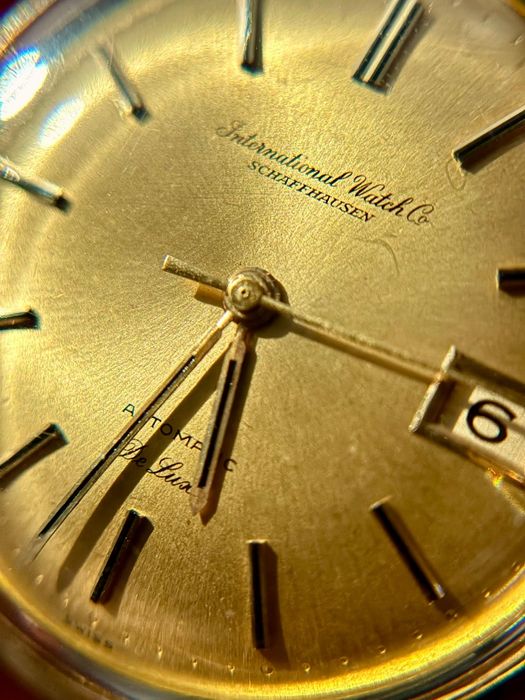 Ceas IWC De Luxe automatic de aur 18k